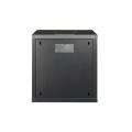 Digitus 12U wall mounting cabinet, Unique 643x600x600 mm, color black (RAL 9005)