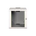 Digitus 12U wall mounting cabinet, Unique 643x600x600 mm, color grey (RAL 7035)