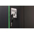 Digitus 16U wall mounting cabinet 785x600x600 mm, color black (RAL 9005)