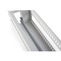 Digitus DIN rail holder, 3U, 135x480x150 mm incl. din rail (35x390 mm), grey (RAL 7035)