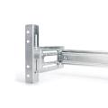 Digitus DIN rail holder, 4U, 178x483x223 mm, galvanized incl. din rail, variable depth and height
