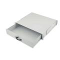 Digitus 2U lockable drawer with handle, 86x483x398 mm grey, for 19