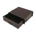 Digitus 3U lockable drawer with handle, 133x483x398 mm black, for 19