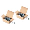 Digitus M6 installation screw set, 100 pieces 100x silver screws, cage nuts and washers