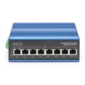 Digitus Industrial 8-Port Gigabit PoE Switch DIN rail, extended temp. range