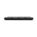 Digitus DIGITUS CAT 5e patch panel, unshielded, 24-port RJ45, 8P8C, LSA, 1U, rack mount, black, 482x44x109
