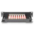 Digitus CAT 6A Patch Panel, shielded,8-Port 1U, 10