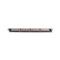 Digitus CAT 6A Class EA patch panel, shielded, 0.5U 24-port RJ45, incl. dust cover, 8P8C, black