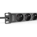 Digitus 1U Aluminum PDU, 254 mm (10