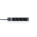 Digitus 1U Aluminum PDU, 254 mm (10