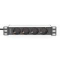 Digitus 1U Aluminum PDU, 254 mm (10