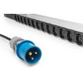 Digitus IT BASIC PDU, Vertical, 16A, 24 x C13, 3 x C19 1-phase, 3m cable, IEC309 16A plug