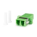 Digitus FO coupler, LC/APC, duplex, SM, OS2, Color green Ceramic sleeve, Polymer housing, incl. screws