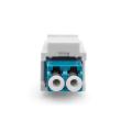 Digitus Fiber LC-duplex coupler, SM, for keystone panel OS2, Color blue, incl. keystone frame