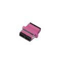Digitus FO Coupler, Duplex, SC to SC, MM OM4, Violet ceramic sleeve, polymer housing, incl. screws