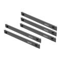 Digitus 1U blank panel, snap-in, material ABS color black, 5 pieces