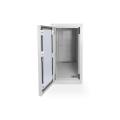 Digitus Computer case with castors, 698.5x300x600 mm inner dim. 583x246x600 mm, glass door, RAL 7035