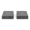 Digitus HDMI 2.0 Extender Set, 70 m 4K/60Hz, 18 Gbps, HDCP 2.2, HDR, PoC