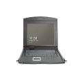 Digitus Modular Console with 19 TFT 48,3cm 8Port KVM Touch 8 x HDMI, HD Resolution, UK Keyboard