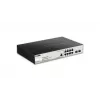 D-Link 10-port 10/100/1000 Gigabit PoE Smart Switch including 2 Combo 1000BaseT/SFP