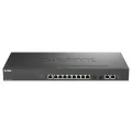 D-Link 8-Port 2.5G BASE-T PoE and 2-port 10G SFP+ Smart Managed Switch