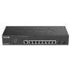 D-Link 8-port Gbit PoE Managed Switch incl. 2 x SFP##
