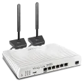 Draytek Vigor 2865L LTE (4G) modem met Dual SIM card slot en VDSL2 Super Vectoring (35b) modem/router (backwards compatible met VDSL2 - ADSL2/2+, incl. vectoring ondersteuning), 1 Gigabit WAN, 5 Gigabit LAN, 1 USB poort, 32 VPN, 4G, Annex A