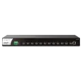 Draytek VigorSwitch FX2120 12 poorts SFP+ (10 Gigabit) switch - geschikt voor 10G glasvezel en/of ethernet, Layer 2+ managed switch, 19