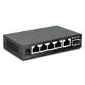 Draytek VigorSwitch Q60x 5 poorten 2,5 Gigabit + 1 SFP+ (10 Gigabit) poort, unmanaged switch