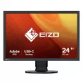 Eizo 24inch 16:10 1920x1200 Wide Gamut IPS LCD 410cd/sqm USB-C DisplayPort alt Display Port HDMI incl. ColorNavigator Black