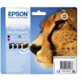 Epson INK CARTR DURABRITE 4COLOUR T0715 RF/AM TAGS F/blister pck