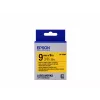 Epson Label Cartridge Strong Adhesive LK-3YBW Black/Yellow 9mm (9m)