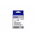 Epson Label/LK-8WBWAA Die-cut Crcl D25mm BK/WH