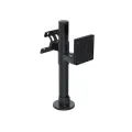 Ergonomic Solutions VESA: 400mm pole w/ 0.80 cable Black Back-to-back screen mount solution Engage One