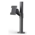 Ergonomic Solutions Pole w/ VESA mount on angled connection joint WHITE