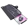 Ergotron Keyboard Tray w/Sliding Mouse Tray and Wrist Rest Holder, black