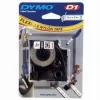 Dymo Flexible Tape/12mm black white Type D1