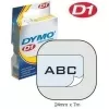 Dymo Tape/6mmx7m white black Type D1