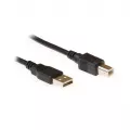 Ewent OEM USB 2.0 High Speed connection cable A male / B male 3 Meter Black